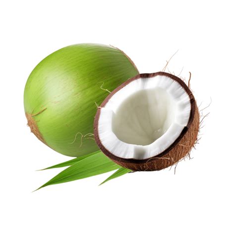 Green Coconut For Summer Season On Transparent Background 47086902 Png