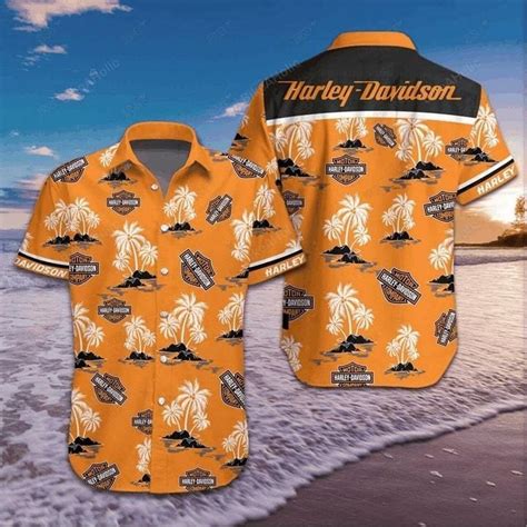 Aloha Hawaiian Harley Davidson Shirt Motorcycles Shirt Etsy