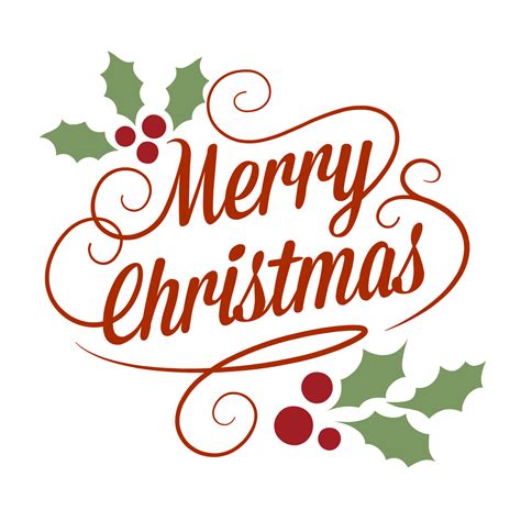 Merry Christmas Logo Christmas Symbols Joyful Wishes Cheerful Vibes