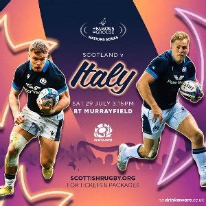 Scotland v Italy | Summer Rugby | Famous Grouse Nations Series | Data ...