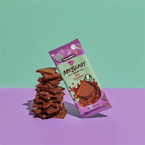 Feastables Mrbeast Paquete De Barras De Chocolate Con Leche Chocolate