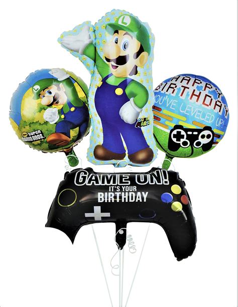 Buy RSAAUD Super Mario Birthday Party Supplies Mario Bros Aluminum