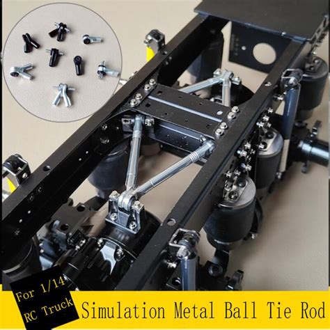 Metal bola de suspensão cabeça centro alavanca para 1 14 tamiya rc