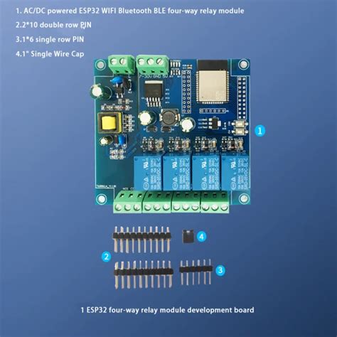 Dropship Ac Dc Power Supply Esp Wifi Bluetooth Ble Channel Relay