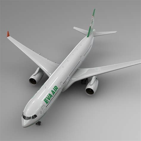 Airbus A330 300 Eva Air 3d Model Turbosquid 1463173