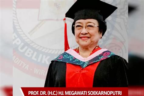 Megawati Dapat Gelar Profesor Kehormatan Guru Besar Unp Punya Potensi