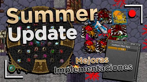 TIBIA SUMMER UPDATE 2023 IMPLEMENTACIONES Y MEJORAS DE INTERFAZ ENG