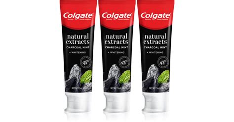 Colgate Natural Extracts Charcoal White Whitening Toothpaste With