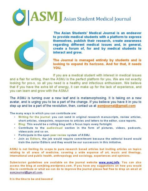 Asian Student Medical Journal
