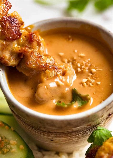 Satay De Poulet La Tha Avec Sauce Aux Arachides Recette De Cuisine