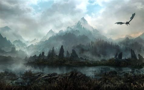 Skyrim Scenic Backgrounds - Wallpaper Cave