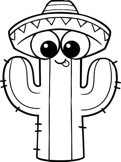 Pin De Han Khuong En Clipart Cactus Para Colorear Revolucion