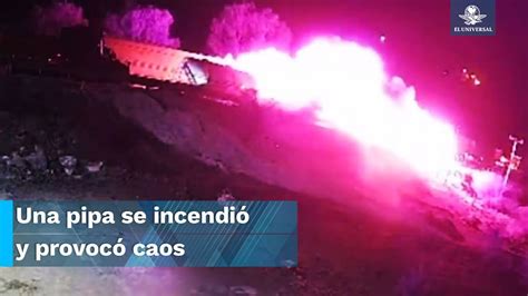 Momento exacto del accidente en la autopista México Querétaro Vídeo