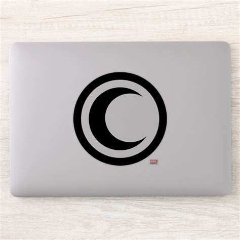 Moon Knight Logo Sticker | Zazzle | Logo sticker, Knight logo, Moon knight