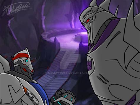 Smokescreen Surrenders Himself To Megatron New By Melspyrose On Deviantart