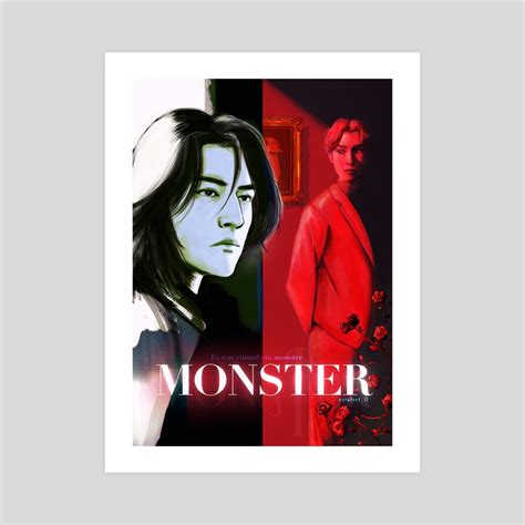 Monster Fan Art Cover 2 An Art Print By Notalent0 Inprnt
