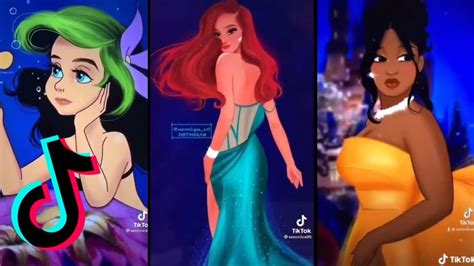 Celebrities As Disney Princess Tik Tok Compilation YouTube