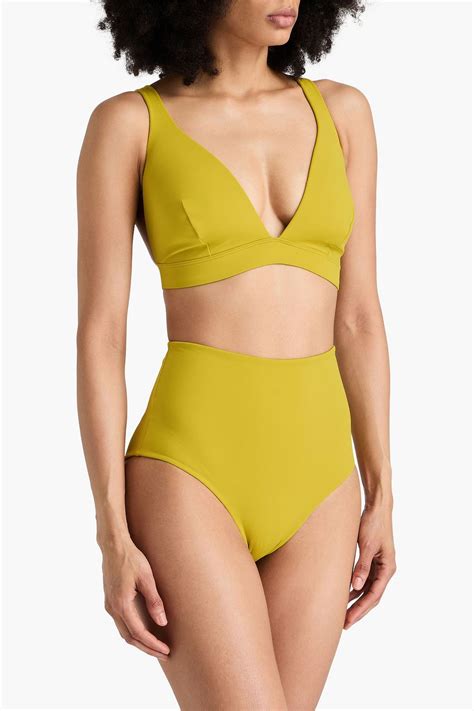 Form And Fold Rise High Rise Bikini Briefs The Outnet