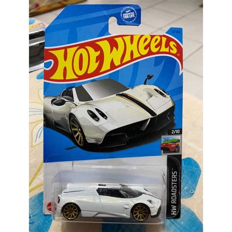 全新現貨 風火輪 Hot wheels PAGANI HUAYRA ROADSTER 帕加尼 美版吊卡 蝦皮購物