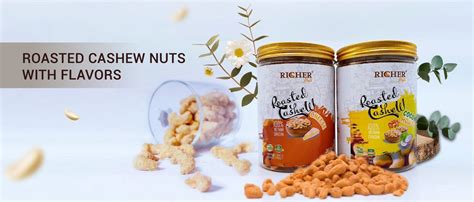 ROASTED CASHEW NUTS WITH FLAVORS