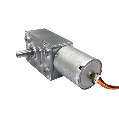 Aslong Slow Speed Silent Brushless Dc Turbo Worm Gear Motor Dual