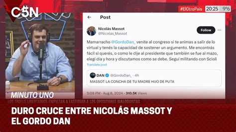 DURO Cruce Entre El Diputado MASSOT Y El Principal Influencer De LA