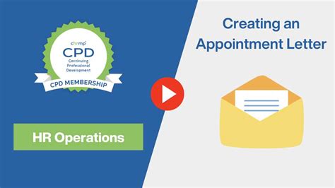 Creating An Appointment Letter Chrmp Membership