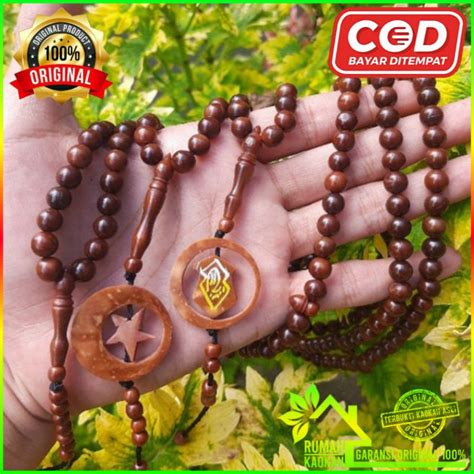 Jual Tasbih Kayu Kokka Kaukah Kaokah Kokah Asli 100 Original Bulat 99