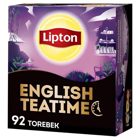 Lipton English Teatime Herbata Czarna G Torebki Zakupy