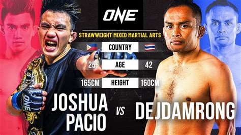 Joshua Pacio Vs Dejdamrong Full Fight ONE Championship The Home