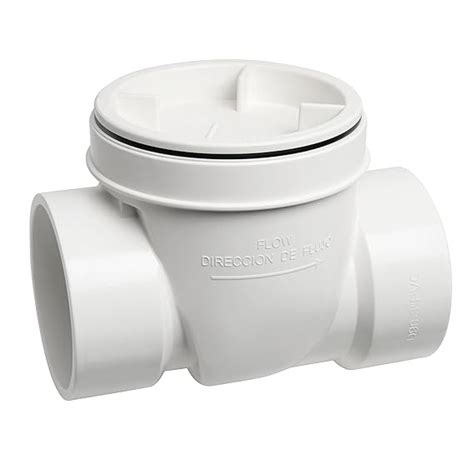 Amazon Cinsda Pvc Backwater Valve Inch Back Flow Preventer