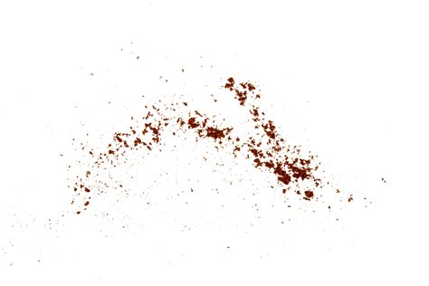 The Coffee Grounds Particle Isolated Png