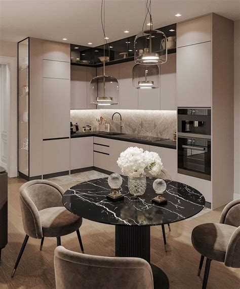 Minimalistic kitchen design | Интерьер кухни, Кухонные изделия, Интерьер