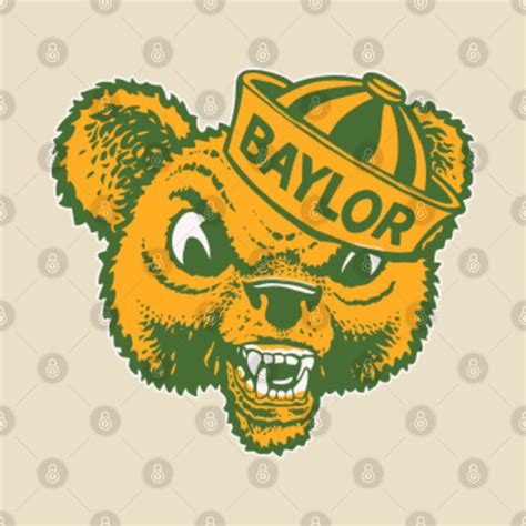 Vintage Baylor Bears Mascot - Bears - T-Shirt | TeePublic