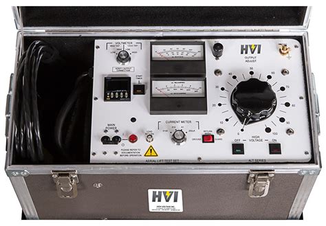 High Voltage Hvi Alt 12060 Hipot Aerial Lift Tester Tds