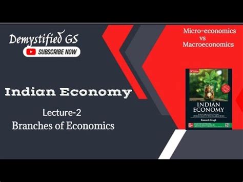 Indian Economy Lec 2 Branches Of Economics For UPSC JKPSC JKSSB