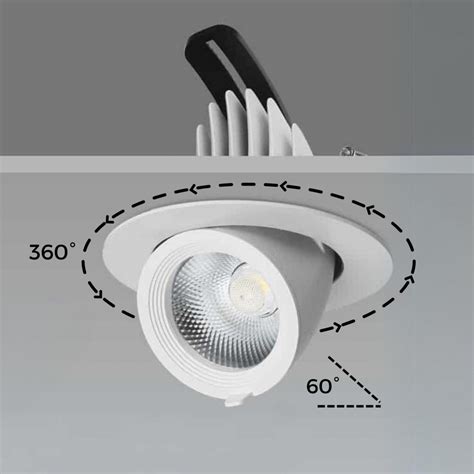 Projecteur LED Rond Encastrable Orientable 360 30W ByLED Fr