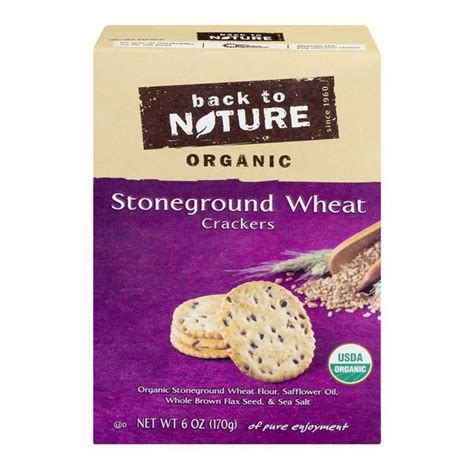 Back to Nature Organic Stoneground Wheat Crackers – OBX Grocery ...