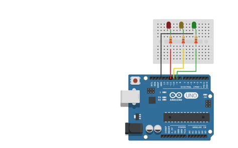 Circuit Design Arduino Traffic Light By Sunil Tinkercad