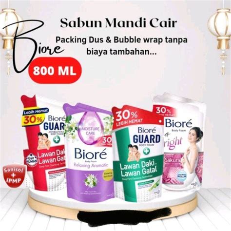 Biore Guard Body Foam Ml Sabun Mandi Cair Body Wash Refill Lazada