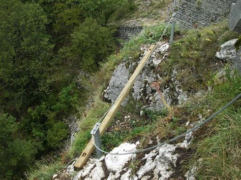 Viaferrata Fr Net La Via Ferrata Du Fort L Ecluse L Az D P Ain