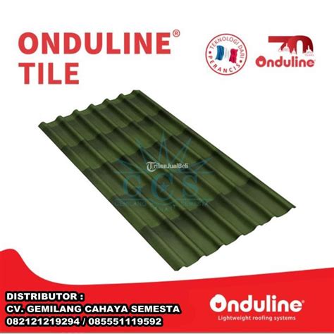 Onduline Tile Green 3D Atap Bitumen Genteng Aspal Di Sidoarjo