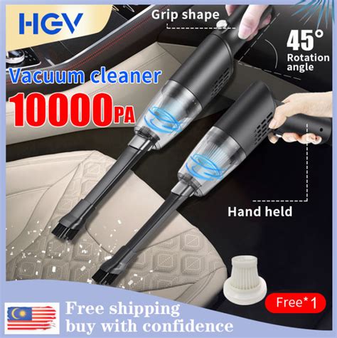 Hgv 10000pa Mini Car Vacuum Cleaner Cordless Wireless Portable Vacuum