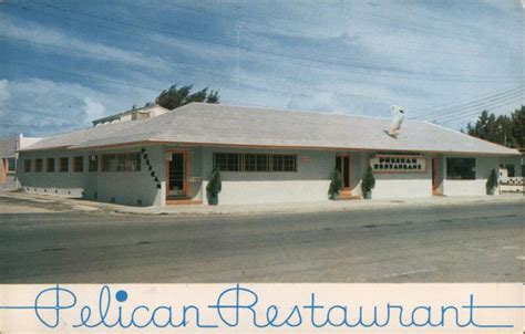 Pelican Restaurant Clearwater Beach FL Postcard