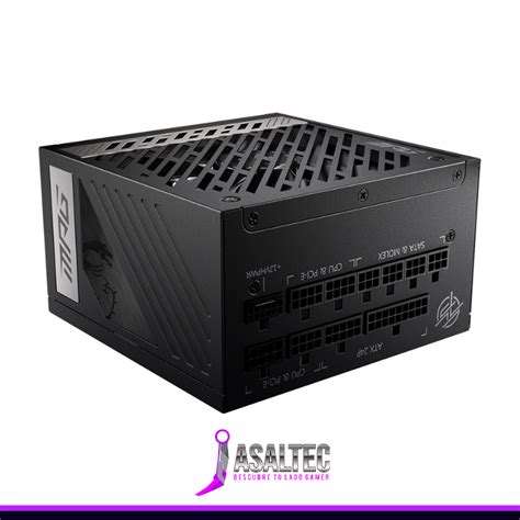 Fuente De Poder MSI MPG A1000G PCIE5 De 1000W Full Modular Certificada