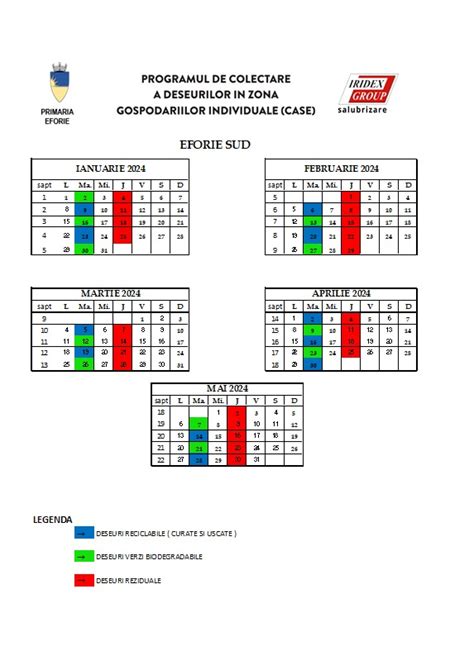 Program Colectare Extrasezon Ian Mai Eforie Sud Primaria Eforie