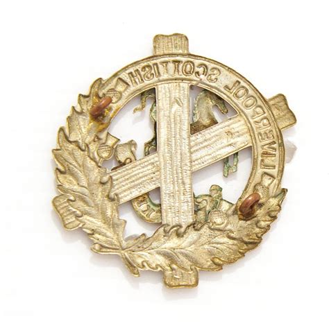 Liverpool Scottish 10th Battalion Kings Regiment Cap Badge