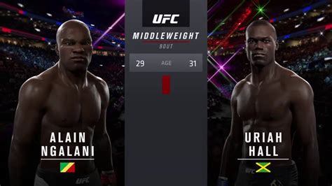 UFC 2 Free Fight Alain Ngalani VS Uriah Hall YouTube