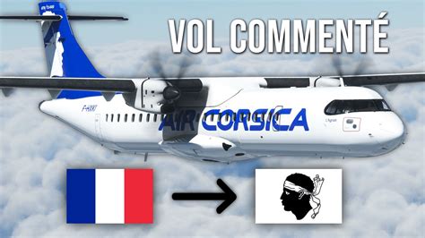 Fs Lyon Ajaccio Atr Air Corsica Youtube