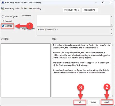 How To Fix Switch User Option Missing In Windows